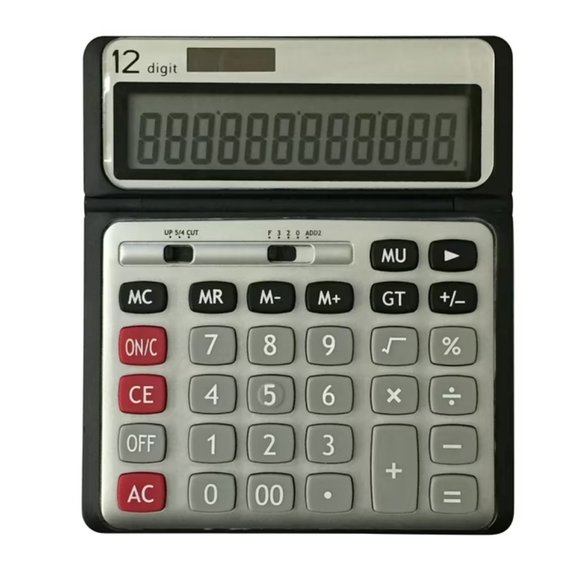 Pen + Gear 12-Digit Black Mini Desktop/ Office Calculator NEW - Picture 4 of 5